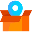 Free Delivery Address Delivery Location Parcel Icon