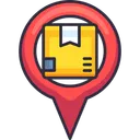 Free Delivery Address  Icon