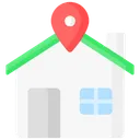 Free Delivery At Home Home Delivery Home Location Icon