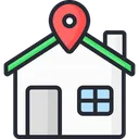 Free Delivery At Home Home Delivery Home Location Icon