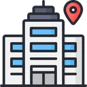 Free Delivery At Work Delivery Location Office Location Icon