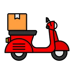 Free Delivery Bike  Icon