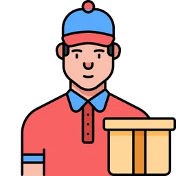Free Delivery Boy  Icon