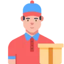 Free Delivery Boy  Icon