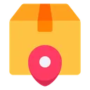 Free Delivery Location Package Shipping Icon