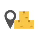 Free Delivery Location Pin Icon