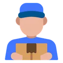 Free Delivery Man Avatar Delivery Icon