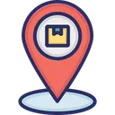 Free Delivery Map  Icon