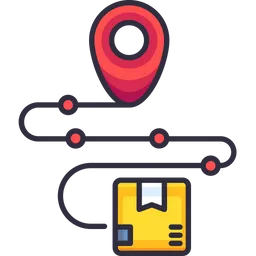 Free Delivery Route  Icon