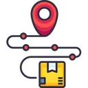 Free Delivery Route  Icon