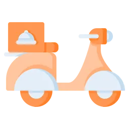 Free Delivery Scooter  Icon
