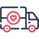 Free Delivery Truck Transport Mover Truck Icon