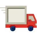 Free Delivery Truck Loading Cargo Icon