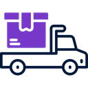 Free Delivery Truck Shipping Truck Cargo Icon