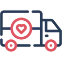 Free Delivery Truck  Icon