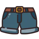 Free Denim Shorts  Icon