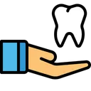 Free Dental Care Caring Teeth Icon
