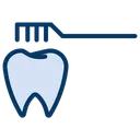 Free Brush Cleaning Dental Icon