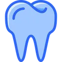 Free Dental Blue Color Outline Miscellaneous Life Style Icon
