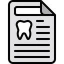 Free Dental Report Teeth Report Teeth Diagnosis Icon