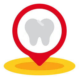 Free Dentist location  Icon