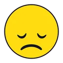 Free Depressed Emoji Emotion 아이콘