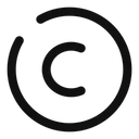 Free Derechos De Autor Icono