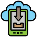 Free Descargar Datos Computacion En La Nube Icon