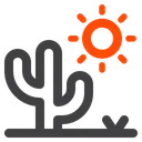 Free Desert Hot Cactus Icon
