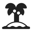 Free Island High Contrast Icon