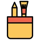 Free Design Tools Brush Pensil Icon