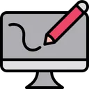 Free Desktop Design Editor Designing Icon