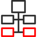 Free Design Process Flow Connection Icon