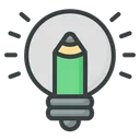 Free Idea Pencil Creative Thinking Icon