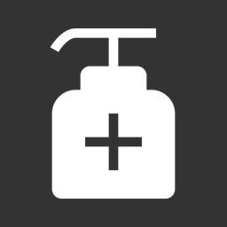 Free Desinfektionsflasche  Symbol