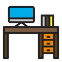 Free Desk Office Business Icon