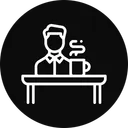 Free Desk Employee Office Icon