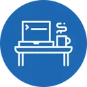 Free Desk Laptop Table Icon