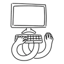 Free Desktop Computer  Icon