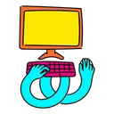 Free Desktop Computer  Icon