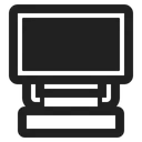 Free Computer High Contrast Icon