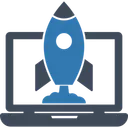 Free Desktop Rocket App Business Icon