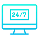 Free Desktop Service Hour Service Icon