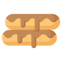 Free Eclair Pasteleria Chocolate Icono