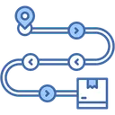Free Destination Road Map Map Pin Icon