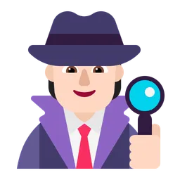 Free Detective Emoji Icon
