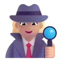 Free Detective Color Medium Light Icon