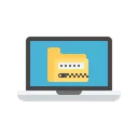 Free Device Zip Secure Icon