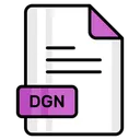 Free Dgn File Format Icon