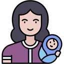 Free Dia De La Madre Bebe Maternidad Icono